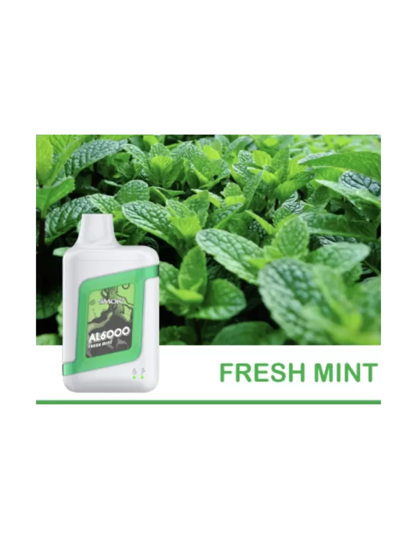 vaper-smok-novobar-al6000-fresh-mint (1) Vaper Smok Novobar P6000 Fresh Mint 5%